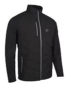 s.THE OPEN DAVOS The Open Padded Bonded Thermal Golf Jacket - Black Ridge/Gunmetal