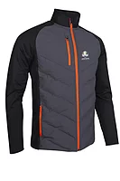 s.RYDER CUP DAVOS Ryder Cup Padded Bonded Thermal Golf Jacket - Charcoal/Black/Inferno