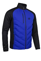 s.THE OPEN DAVOS The Open Padded Bonded Thermal Golf Jacket - Electric Blue/Black