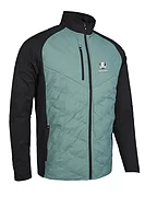 s.RYDER CUP DAVOS Ryder Cup Padded Bonded Thermal Golf Jacket - Pine Green Terrain/Black