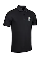 g.RYDER CUP DEACON Ryder Cup Performance Pique Golf Shirt - Black