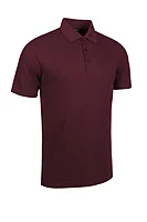 g.DEACON Performance Pique Golf Shirt - Bordeaux