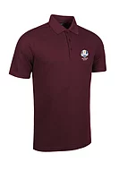 g.RYDER CUP DEACON Ryder Cup Performance Pique Golf Shirt - Bordeaux