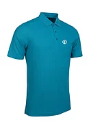 g.THE OPEN DEACON The Open Performance Pique Golf Shirt - Lagoon