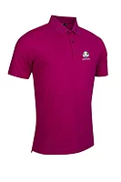 g.RYDER CUP DEACON Ryder Cup Performance Pique Golf Shirt - Raspberry