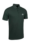 g.THE OPEN DEACON The Open Performance Pique Golf Shirt - Tartan Green