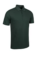 g.DEACON Performance Pique Golf Shirt - Tartan Green