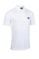 g.THE OPEN DEACON The Open Performance Pique Golf Shirt - White