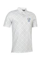 g.RYDER CUP EAGLE Ryder Cup Eagle Bird Print Performance Golf Shirt - White/Light Grey