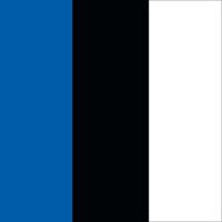 Electric Blue/Black/White