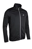 g.THE OPEN ELRICK The Open Zip Front Showerproof Performance Lightweight Golf Jacket - Black/Light Grey