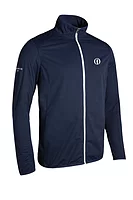 g.THE OPEN ELRICK The Open Zip Front Showerproof Performance Lightweight Golf Jacket - Navy/White