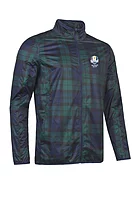 g.RYDER CUP ELRICK Ryder Cup Zip Front Showerproof Performance Lightweight Golf Jacket - Tartan
