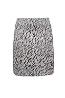 g.EMELI Lightweight Stretch Performance Golf Skort - Linen/Black Cheetah
