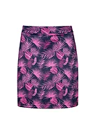 g.EMELI Lightweight Stretch Performance Golf Skort - Navy/Hot Pink Tropical Print