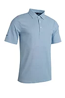 g.EPSOM Criss Cross Oval Tailored Collar Golf Shirt - White/Navy