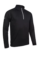 g.ESK Quarter Zip Performance Golf Midlayer - Black/White