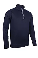 g.ESK Quarter Zip Performance Golf Midlayer - Navy/White