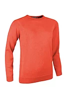 g.ESTHER Crew Neck Lambswool Midweight Golf Sweater - Apricot