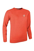 g.THE OPEN ESTHER The Open Crew Neck Lambswool Midweight Golf Sweater - Apricot