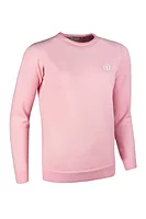 g.THE OPEN ESTHER The Open Crew Neck Lambswool Midweight Golf Sweater - Candy
