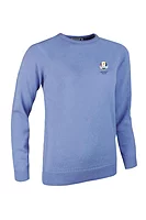g.RYDER CUP ESTHER Ryder Cup Crew Neck Lambswool Midweight Golf Sweater - Light Blue