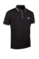 g.THE OPEN ETHAN The Open Tipped Performance Pique Golf Shirt - Black/White