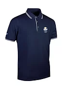 g.RYDER CUP ETHAN Ryder Cup Tipped Performance Pique Golf Shirt - Navy/White