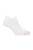 g.EUGENIE Patterned Secret Golf Socks - White/Candy Stripes