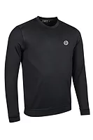 g.THE OPEN FRASER The Open Crew Neck Performance Midweight Golf Midlayer - Black