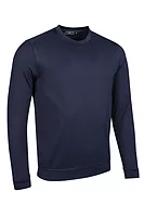 g.FRASER Crew Neck Performance Midweight Golf Midlayer - Navy