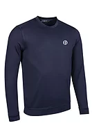 g.THE OPEN FRASER The Open Crew Neck Performance Midweight Golf Midlayer - Navy