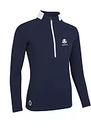s.RYDER CUP GENEVA Ryder Cup Thermal Shaped Fleece Midweight Golf Midlayer - Navy/White
