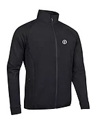 g.THE OPEN GOVAN The Open Full Zip Quilted Performance Heavyweight Golf Jacket - Black