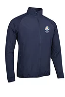 g.RYDER CUP GOVAN Ryder Cup Full Zip Quilted Performance Heavyweight Golf Jacket - Navy
