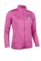 g.RYDER CUP INDY Ryder Cup Full Zip Panelled Performance Midlayer Midweight Jacket - Hot Pink