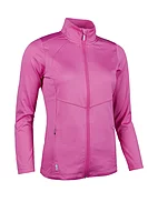g.INDY Full Zip Panelled Performance Midweight Midlayer Jacket - Hot Pink
