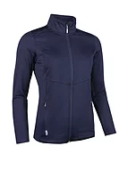 g.INDY Full Zip Panelled Performance Midweight Midlayer Jacket - Navy