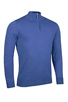 g.JASPER Quarter Zip Lightweight Merino Golf Sweater - Tahiti Marl