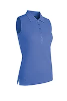 g.JENNA Sleeveless Performance Pique Golf Shirt - Tahiti