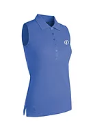 g.THE OPEN JENNA The Open Sleeveless Performance Pique Golf Shirt - Tahiti
