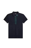 JL.1891 ALINA J.Lindeberg x Glenmuir Button Placket Polo Shirt - Navy