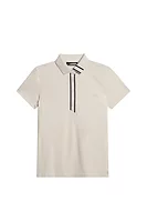JL.1891 ALINA J.Lindeberg x Glenmuir Button Placket Polo Shirt - Moonbeam