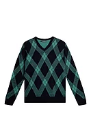 JL.1891 BILLY J.Lindeberg x Glenmuir V All Over Tartan Sweater - Tartan