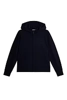 JL.1891 CAMERON J.Lindeberg x Glenmuir Full Zip Hooded Knitted Top - Navy