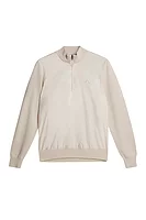 JL.1891 ROB SALE J.Lindeberg x Glenmuir Quarter Zip Hybrid Sweater Sale - Moonbeam