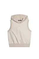 JL.1891 ZELIA J.Lindeberg x Glenmuir Hooded Sleeveless Top - Moonbeam