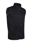 g.JOHNSTONE Zip Front Stretch Showerproof Lightweight Golf Gilet - Black
