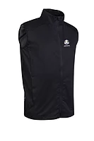 g.RYDER CUP JOHNSTONE Ryder Cup Zip Front Stretch Showerproof Lightweight Golf Gilet - Black