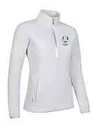g.RYDER CUP JONI Ryder Cup Quarter Zip Fleece Performance Midweight Golf Midlayer - Stardust